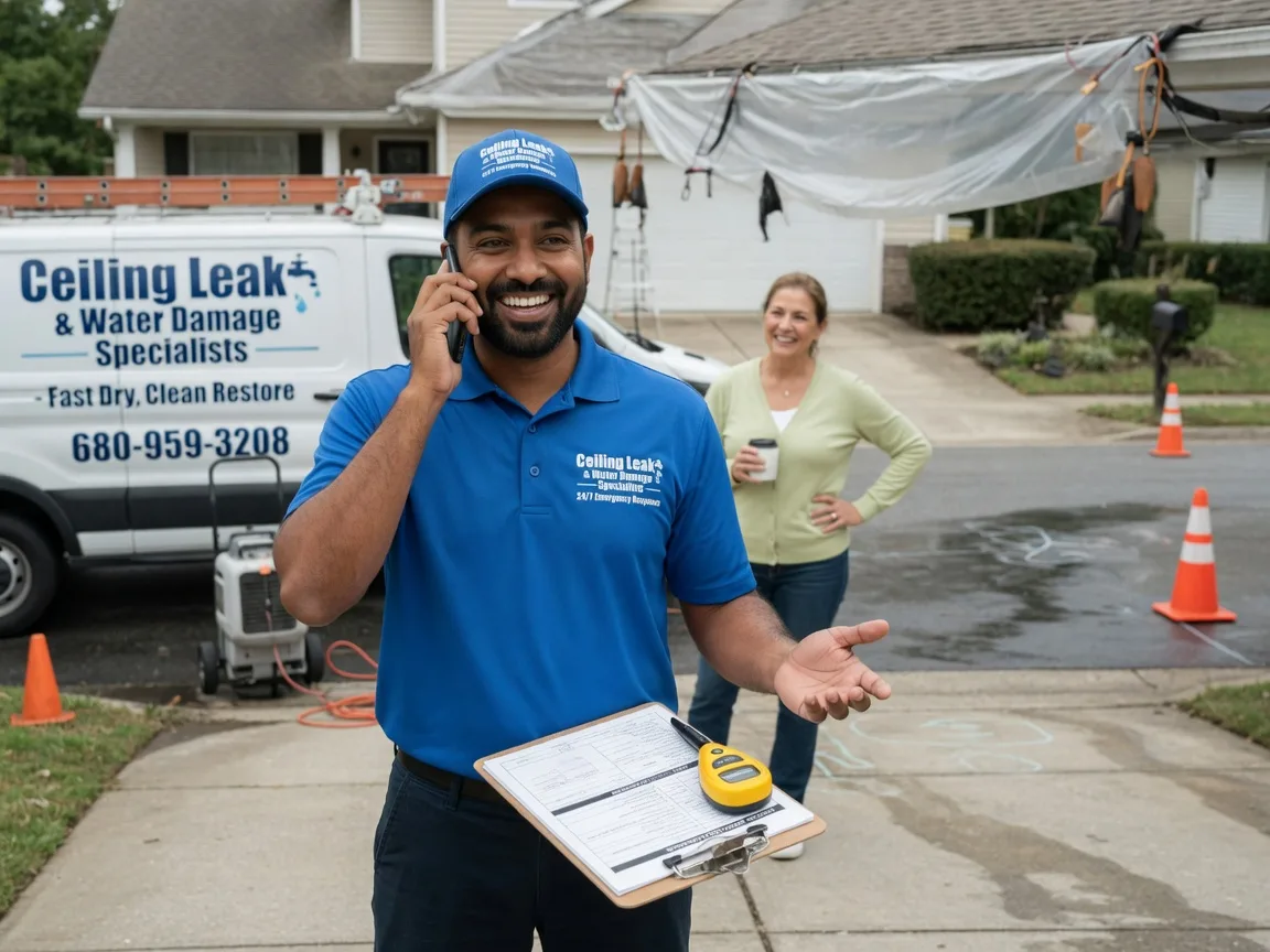 Ceiling Leak Cleanup Wilcox, NE FAQs